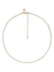 U.S. Polo Assn. Pozłacany naszyjnik z kamieniami ozdobnymi - dł. 37 cm rozmiar: onesize. Żółte naszyjniki damskie U.S. Polo Assn., metalowe. Za 173.99 zł.