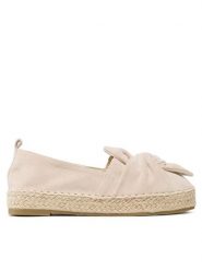 DeeZee Espadryle WSS990-160 Beżowy. Brązowe espadryle damskie DeeZee, bez wzorów, z materiału, bez obcasa. Za 89.99 zł.