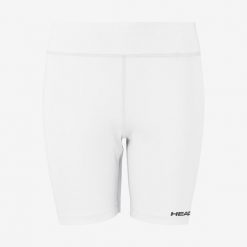 Krótkie spodenki damskie SHORT Thights. Białe szorty damskie HEAD, bez wzorów, z materiału, sportowe. W wyprzedaży za 129.50 zł.