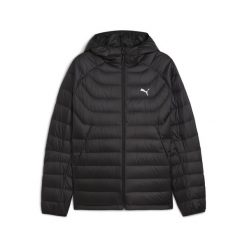 Męska kurtka puchowa z kapturem PUMA PACKLITE. Czarne kurtki męskie Puma, m, bez wzorów, z puchu, sportowe, z kapturem. Za 599.00 zł.