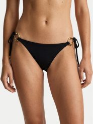 Guess Dół od bikini E6GO10 KF590 Czarny. Czarne bikini damskie Guess, z aplikacjami. Za 289.99 zł.