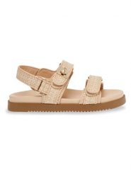 Steve Madden Sandały w kolorze beżowym rozmiar: 39. Brązowe sandały damskie Steve Madden, bez wzorów, bez obcasa. Za 244.80 zł.