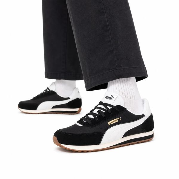 Buty męskie sneakersy sportowe Puma ST MILER RISE. Białe buty sportowe na co dzień męskie Puma, z dresówki, bez zapięcia, trekkingowe. Za 199.00 zł.