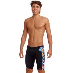 Spodenki do pływania Jammery Funky Trunks Chip Set. Czarne kąpielówki męskie FUNKY TRUNKS, m, bez wzorów, do pływania. Za 219.00 zł.