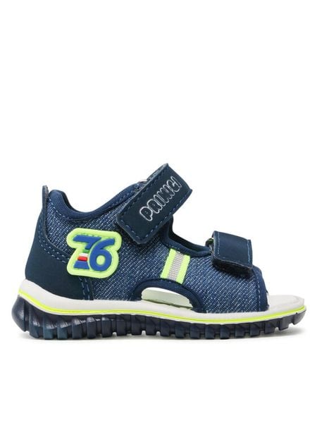 Primigi Sandały 1864322 Granatowy. Niebieskie sandały chłopięce Primigi, z materiału, bez zapięcia. Za 139.99 zł.