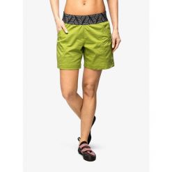 Spodenki wspinaczkowe damskie Ocun Pantera Organic Shorts. Zielone szorty damskie Ocun, bez wzorów. Za 209.99 zł.