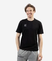T-shirt Givova Cotone czarny. Czarne t-shirty męskie Givova, na lato, m, bez wzorów, z bawełny, bez kołnierzyka. Za 69.33 zł.