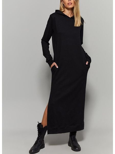 Milan Kiss Sukienka w kolorze czarnym rozmiar: M. Czarne sukienki damskie Milan Kiss, na co dzień, m, bez wzorów, bez kołnierzyka, bez ramiączek, maxi, proste. Za 226.77 zł.
