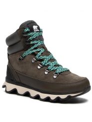 Sorel Trapery Kinetic™ Conquest NL3768 Zielony. Zielone buty zimowe męskie Sorel, ze skóry, bez zapięcia. Za 779.00 zł.