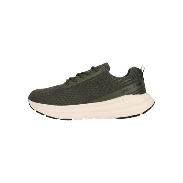 Buty do treningu biegowego Endurance Adrian. Zielone buty trekkingowe męskie Endurance, bez zapięcia, na fitness i siłownię. Za 217.50 zł.