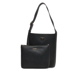 Torebka Guess. Czarne torebki klasyczne damskie Guess, z aplikacjami, bez dodatków. Za 469.99 zł.