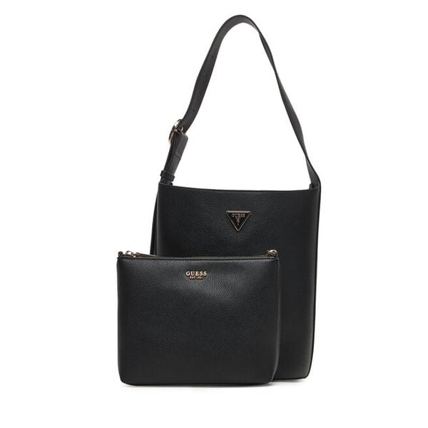 Torebka Guess. Czarne torebki klasyczne damskie Guess, z aplikacjami, bez dodatków. Za 469.99 zł.