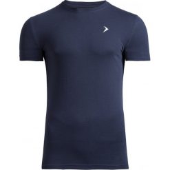 T-shirt męski TSM601 - granatowy - Outhorn. Niebieskie t-shirty męskie Outhorn, na lato, m, bez wzorów, z bawełny, bez kołnierzyka. W wyprzedaży za 29.99 zł.