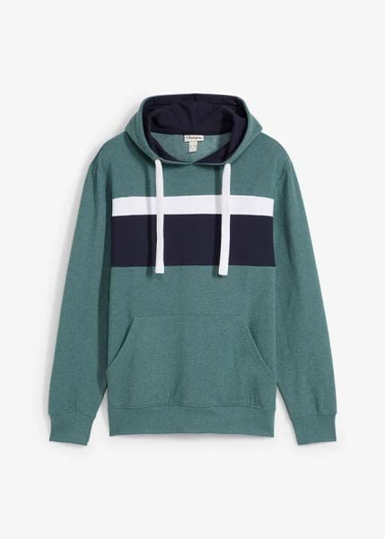 Bluza z kapturem. Niebieskie bluzy z kapturem męskie bonprix, l. Za 97.99 zł.