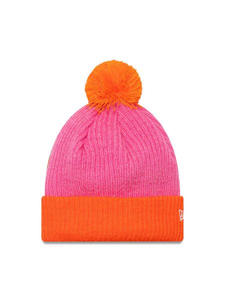 New Era Czapka Block Pom Bean 60565273 Różowy. Czerwone czapki zimowe damskie New Era, z materiału. Za 109.99 zł.