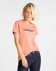 LEE CREW NECK TEE DAMSKII T-SHIRT PAPRIKA L41LETNI 112109063. T-shirty damskie Lee, l, bez wzorów, bez kołnierzyka. Za 69.99 zł.