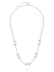 Liebeskind Posrebrzany naszyjnik - dł. 45 cm rozmiar: onesize. Szare naszyjniki damskie Liebeskind, posrebrzane. Za 217.99 zł.