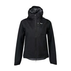 Kurtka rowerowa damska POC Motion Rain Jacket. Czarne kurtki damskie POC, bez wzorów, bez kaptura. Za 807.99 zł.