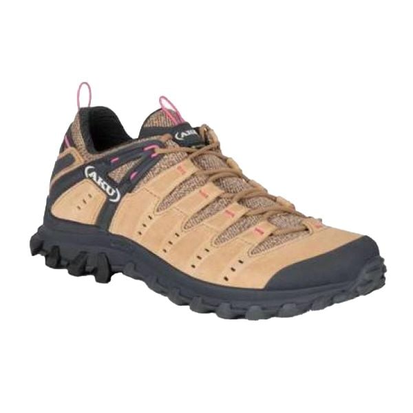 Damskie Buty Turystyczne Alterra Lite GTX Suede. Brązowe obuwie trekkingowe damskie Aku. Za 443.99 zł.