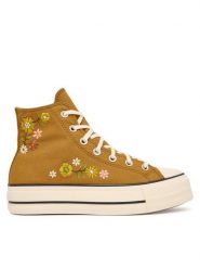 Converse Trampki Chuck 70 A17614C Brązowy. Brązowe trampki i tenisówki damskie Converse, bez wzorów, z materiału. Za 449.99 zł.