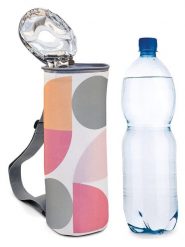 IRIS Barcelona Torba termiczna w kolorze białym ze wzorem na butelkę - wys. 28 x Ø 10 cm rozmiar: onesize. Białe torebki klasyczne damskie IRIS Barcelona, bez wzorów, z materiału, bez dodatków. Za 91.77 zł.