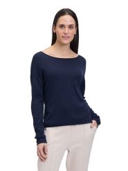 BETTY & CO Sweter w kolorze granatowym rozmiar: 42. Niebieskie swetry klasyczne damskie Betty & Co., bez kołnierzyka. Za 85.95 zł.
