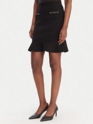 Guess Spódnica mini W6RD75 Z4422 Czarny Regular Fit. Czarne spódniczki damskie Guess, xl, z aplikacjami, z wiskozy, mini. Za 439.99 zł.