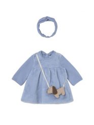 Mayoral Sukienka codzienna 2823 Niebieski Regular Fit. Niebieskie sukienki dziewczęce Mayoral, bez wzorów, z syntetyku, bez ramiączek. Za 119.99 zł.