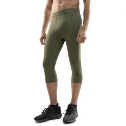 Męskie treningowe legginsy rybaczki Fitness Siroko Bardsley. Zielone spodnie sportowe męskie SIROKO, z materiału. Za 127.00 zł.