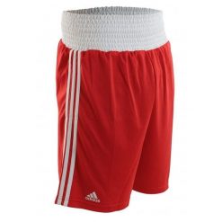 Szorty adidas Aiba. Białe szorty męskie Adidas, bez wzorów, z materiału. Za 156.00 zł.