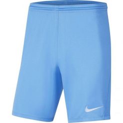 Męskie Spodenki Dry Park III. Szare szorty męskie Nike, bez kołnierzyka. Za 114.99 zł.