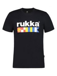 Rukka Koszulka "Valkoja" w kolorze czarnym rozmiar: S. Czarne bluzki damskie RUKKA, s, bez wzorów, bez kołnierzyka, bez ramiączek. Za 48.50 zł.