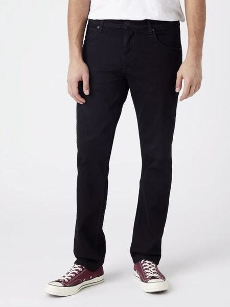Wrangler Dżinsy "Greensboro" - Regular fit - w kolorze czarnym rozmiar: W33/L32. Czarne jeansy męskie Wrangler. Za 192.40 zł.