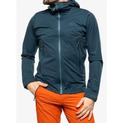 Kurtka z membraną męska Rab Kinetic 2.0 Jacket. Niebieskie kurtki męskie RAB, l, bez wzorów, sportowe, bez kaptura. Za 899.99 zł.