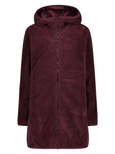 CMP Płaszcz polarowy w kolorze bordowym rozmiar: 36. Czerwone płaszcze damskie CMP, s, bez wzorów, z materiału, sportowe. Za 179.22 zł.