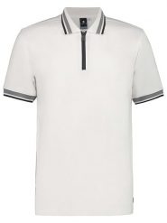 LUHTA Funkcyjna koszulka polo "Ikaalinen" w kolorze białym rozmiar: M. Białe koszulki polo męskie Luhta, m, bez wzorów, bez ramiączek. Za 114.17 zł.
