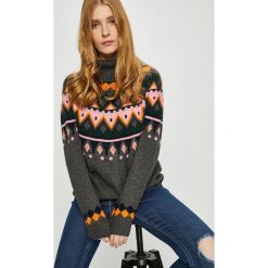 Noisy May - Sweter. Szare golfy damskie Noisy may, s, bez wzorów, z dzianiny, bez ramiączek. W wyprzedaży za 99.90 zł.
