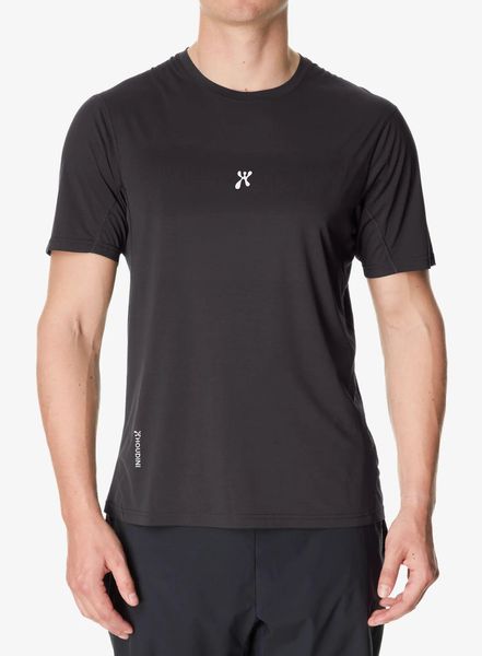 Koszulka szybkoschnąca Houdini Pace Air Message Tee. Czarne t-shirty sportowe męskie Houdini, l, z dzianiny, bez ramiączek, do biegania. Za 307.99 zł.