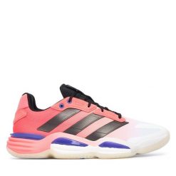 Buty halowe adidas. Czerwone buty sportowe na co dzień męskie Adidas, bez zapięcia. Za 699.99 zł.