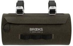 Torba na kierownicę Brooks BR517. Brązowe torebki klasyczne damskie BROOKS ENGLAND, bez wzorów, z materiału, bez dodatków. Za 365.95 zł.