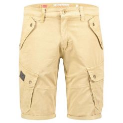 Bermudy Geographical Norway PRODOL EO MEN 063 beżowy męska (SX1427H/GNO-Beige). Brązowe szorty męskie Geographical Norway, bez wzorów, sportowe. Za 149.00 zł.