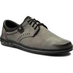 Półbuty LASOCKI FOR MEN 9094. Szare półbuty męskie Lasocki For Men, z nubiku, bez zapięcia. W wyprzedaży za 129.99 zł.