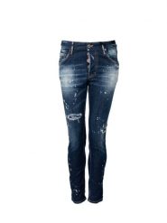 Dsquared2 Jeans "Skater Jean" | S74LB1232 S30342 | Kobieta | Niebieski. Niebieskie jeansy damskie Dsquared2, z obniżonym stanem. W wyprzedaży za 1,699.00 zł.