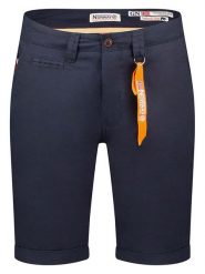 Geographical Norway Bermudy "Panilo" w kolorze granatowym rozmiar: XXL. Niebieskie szorty męskie Geographical Norway, bez wzorów. Za 114.17 zł.