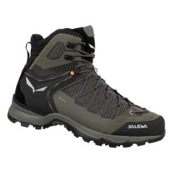 Buty trekkingowe Salewa MS MTN Trainer Lite Mid GTX. Niebieskie buty trekkingowe męskie Salewa, na zimę, z gore-texu, bez zapięcia, trekkingowe, gore-tex. Za 875.50 zł.