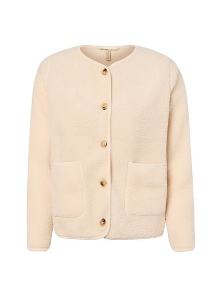 Soyaconcept® Damowa kurtka z futra typu teddy Kobiety Sztuczne włókno beżowy, S. Brązowe kurtki damskie s, bez wzorów, z futra, bez kaptura. Za 199.95 zł.