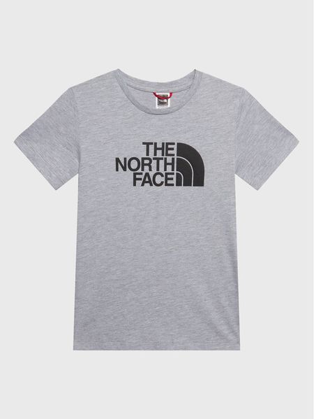 The North Face T-Shirt Easy NF0A82GH Szary Regular Fit. Szare t-shirty chłopięce The North Face, bez wzorów, z bawełny, bez ramiączek. Za 89.99 zł.