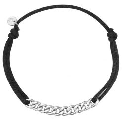 Glanzstücke München Bransoletka z Srebra Sterling w czarnym Bransoletki 1 ct Damski. Czarne bransoletki damskie Glanzstücke München, srebrne. Za 229.99 zł.