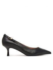 LOVE MOSCHINO Szpilki JA10176G1PIA0000 Czarny. Czarne szpilki Love Moschino, bez wzorów, ze skóry, bez obcasa. Za 949.99 zł.