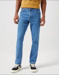 WRANGLER TEXAS SLIM MĘSKIE SPODNIE JEANSOWE JEANSY BARN 112351257 W12S017974. Jeansy męskie Wrangler. Za 229.99 zł.